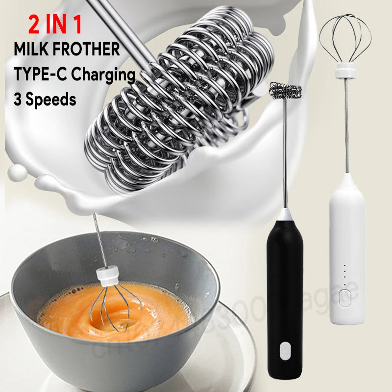 Hot Electric Milk Frother + Egg Beater