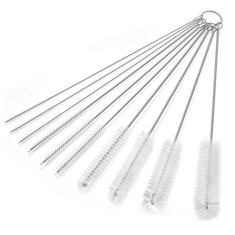 10pcs Reusable Straw Cleaning Brush