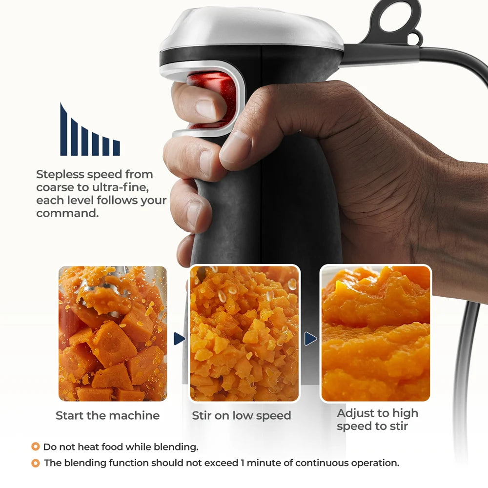 6-in-1 Electric Hand Held Stick Blender