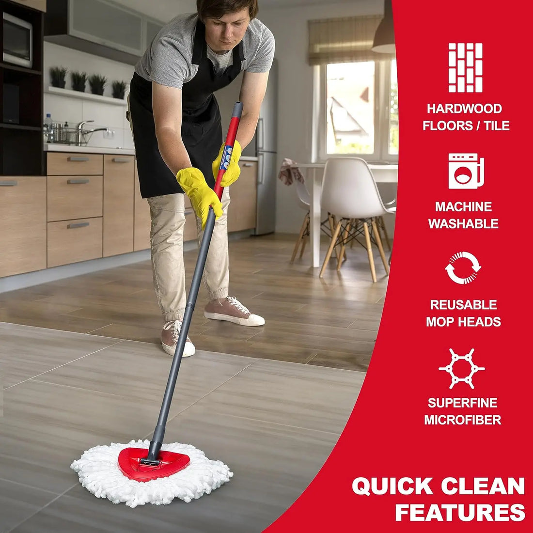 Spin Mop Refill Compatible with Ocedar EasyWring