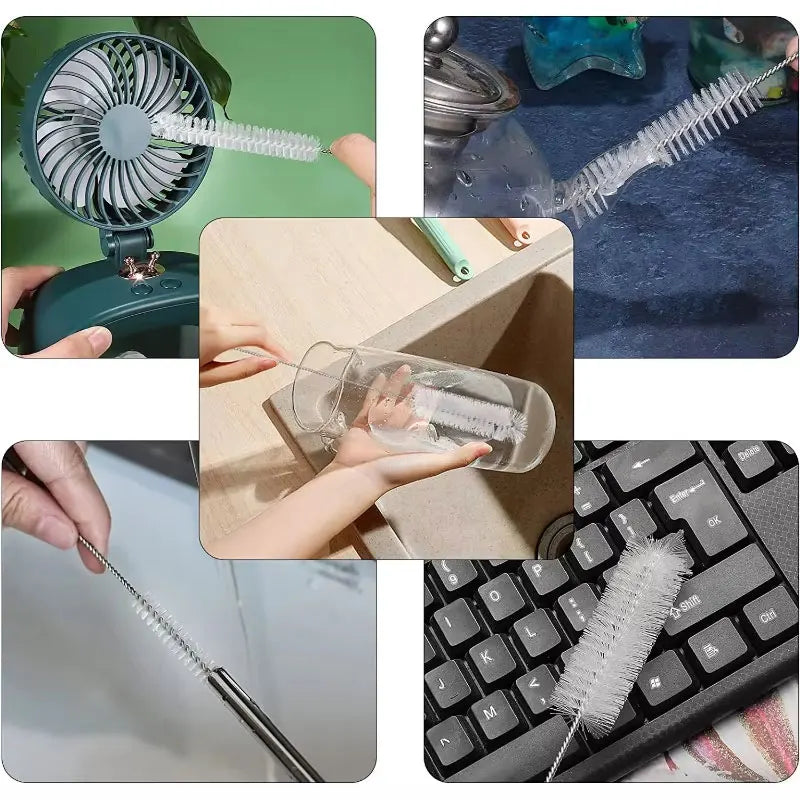 10pcs Reusable Straw Cleaning Brush