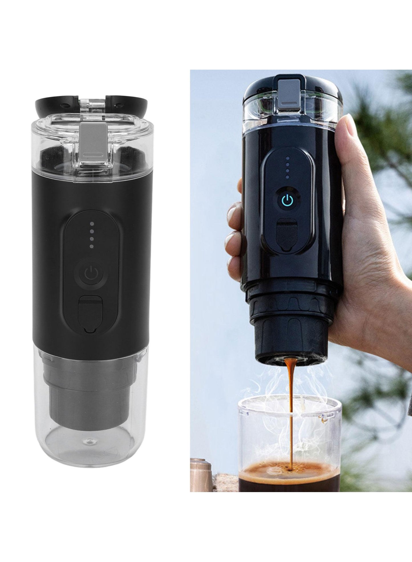 2-in-1 Portable USB Charging Coffee Machine