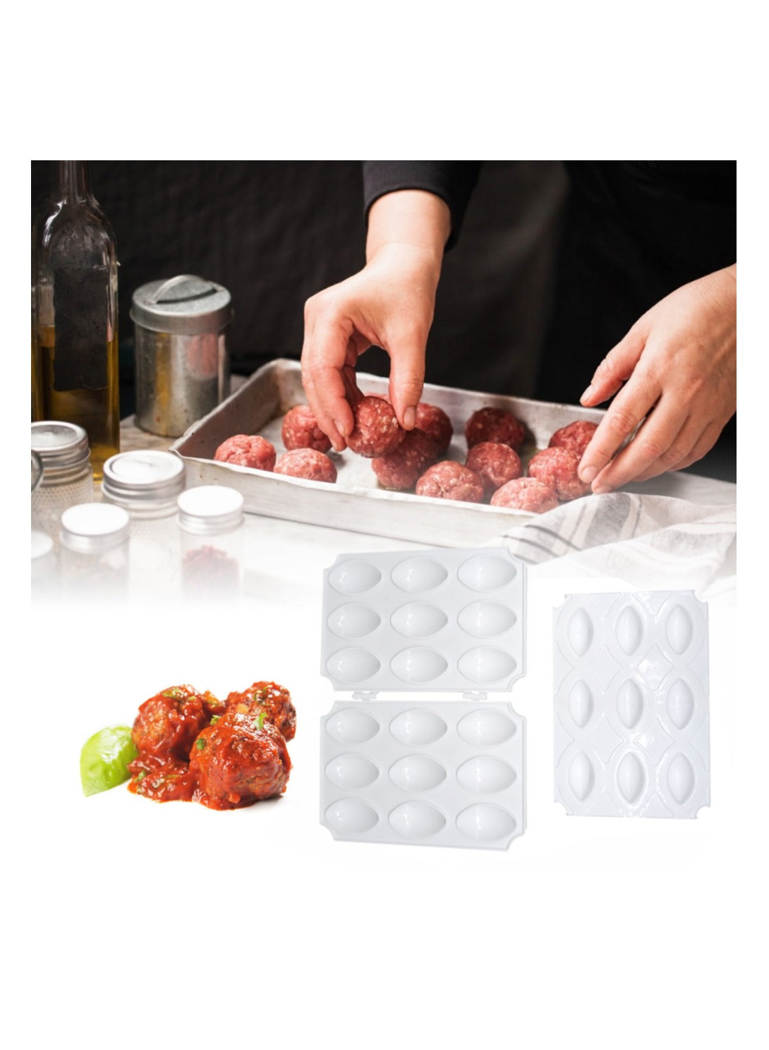 Kibbeh maker mold meatball press tool