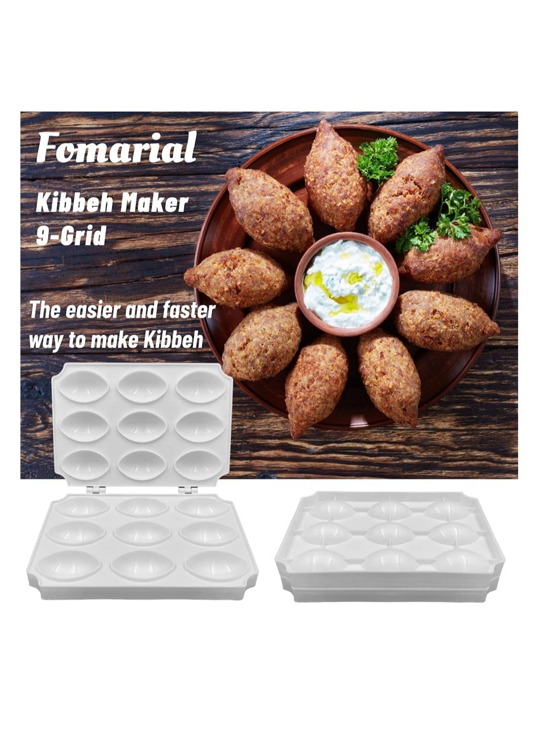 Kibbeh maker mold meatball press tool