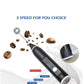 USB Rechargeable Handheld Electric Milk Frother with 3 Speeds