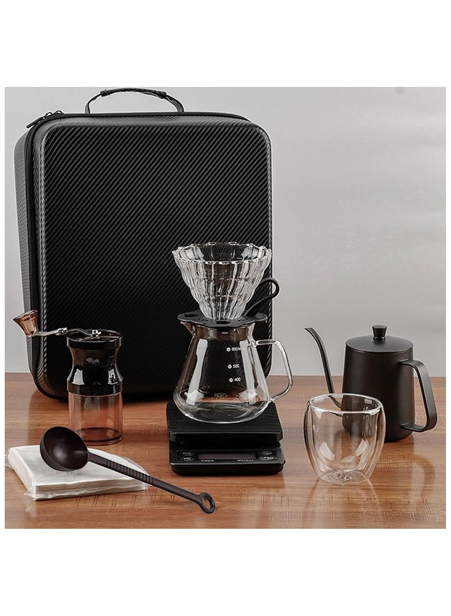 9 Pcs Travel Coffee Lovers Gift Set