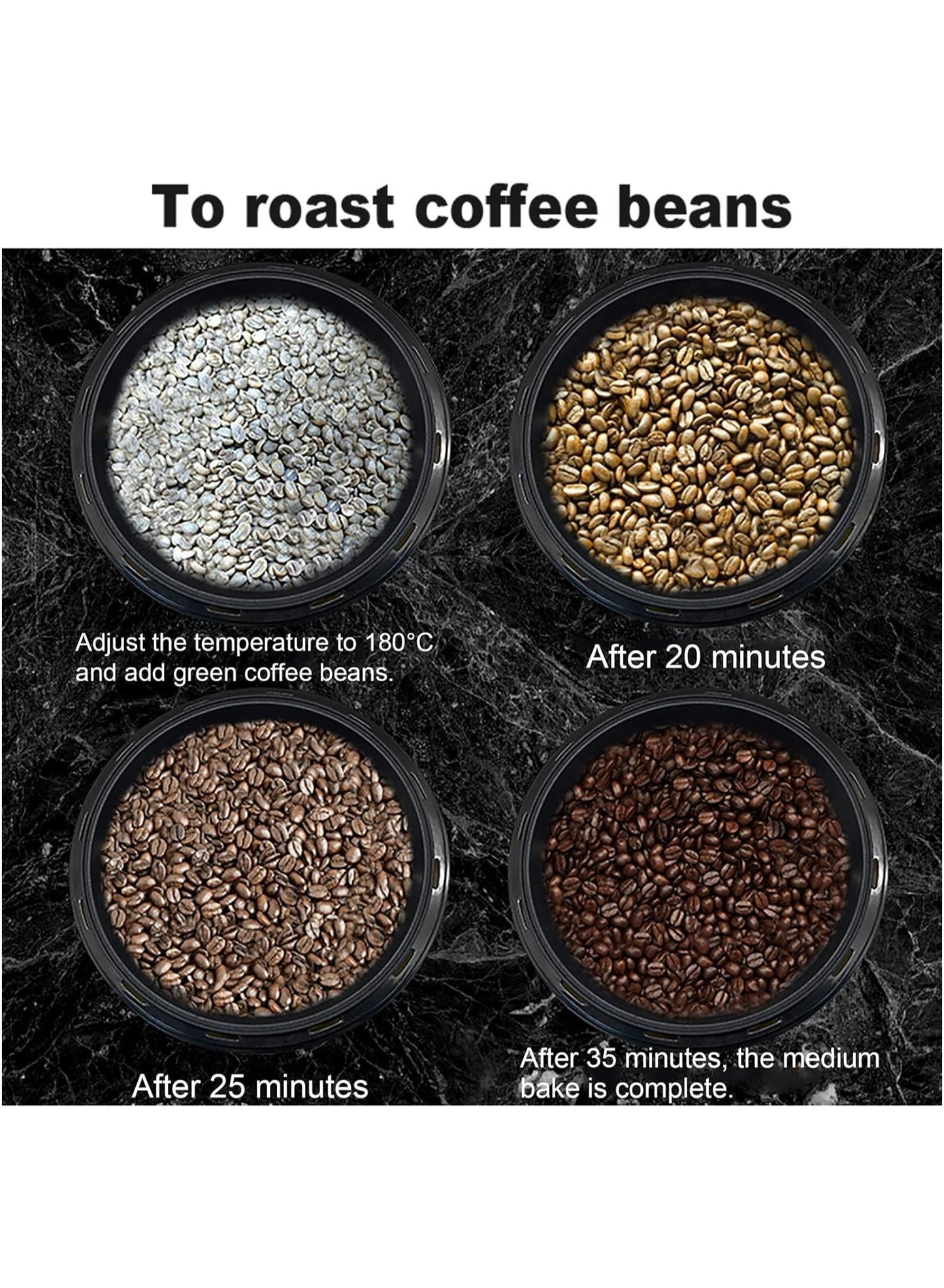 Electric Coffee Bean Roaster Machine