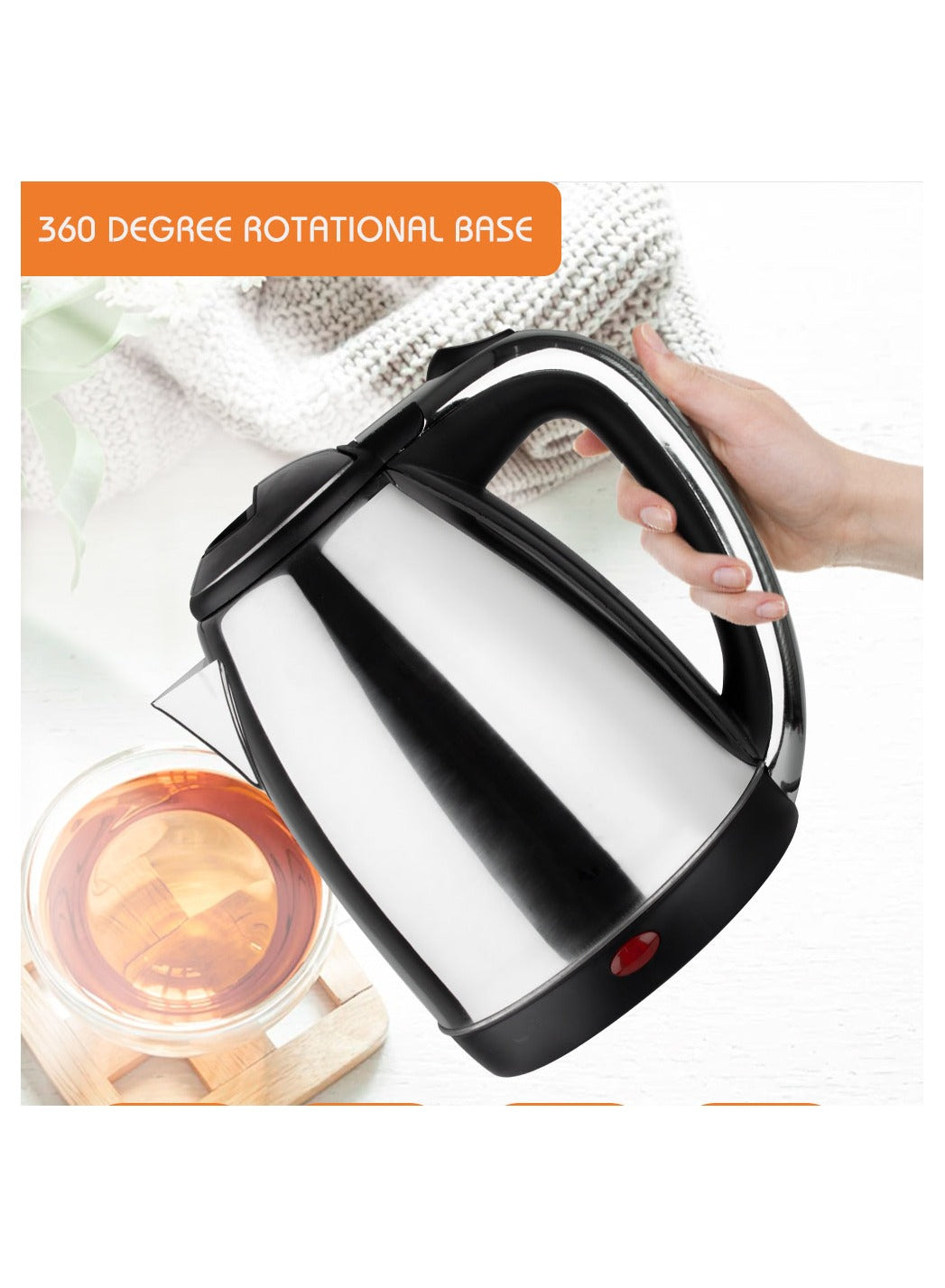 Electric Kettle Tray Set with Infuser