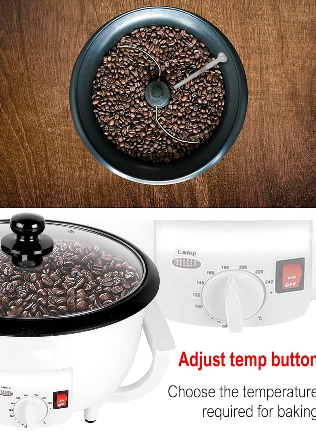 Electric Coffee Bean Roaster Machine