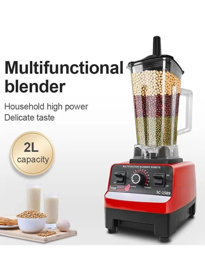 Heavy Duty Commercial Blender – High-Power Mixer for Ice, Smoothies, Juicing – Professional Kitchen Food Processor