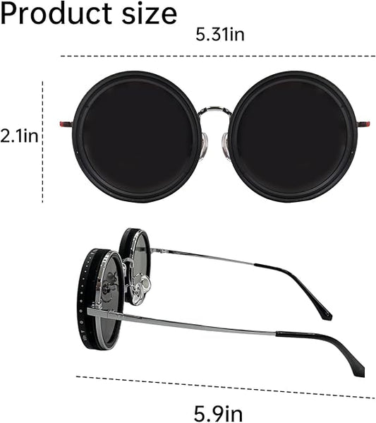 1-9 Gears Adjustable Tint Sunglasses