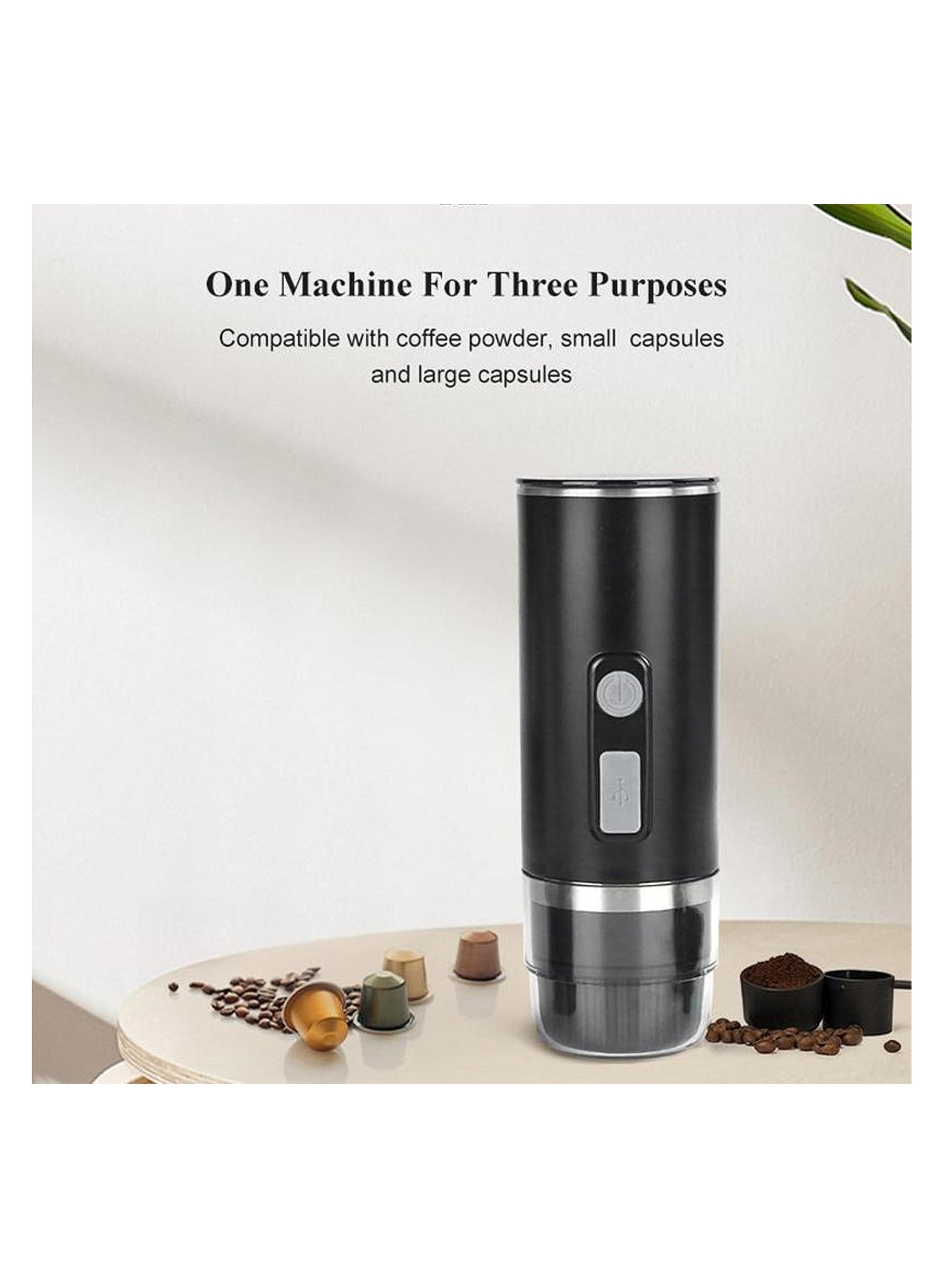 2-in-1 Portable USB Charging Coffee Machine