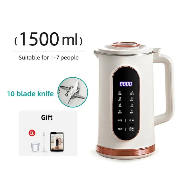 1500ml Electric Juicer Blender Mixer