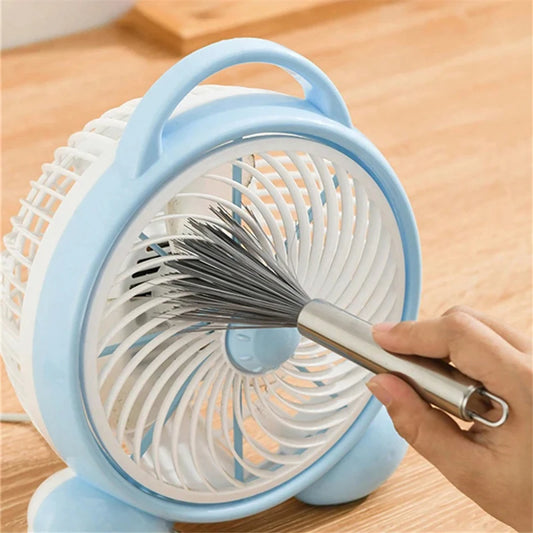 Multi‑Functional Cleaning Brush with Steel Handle