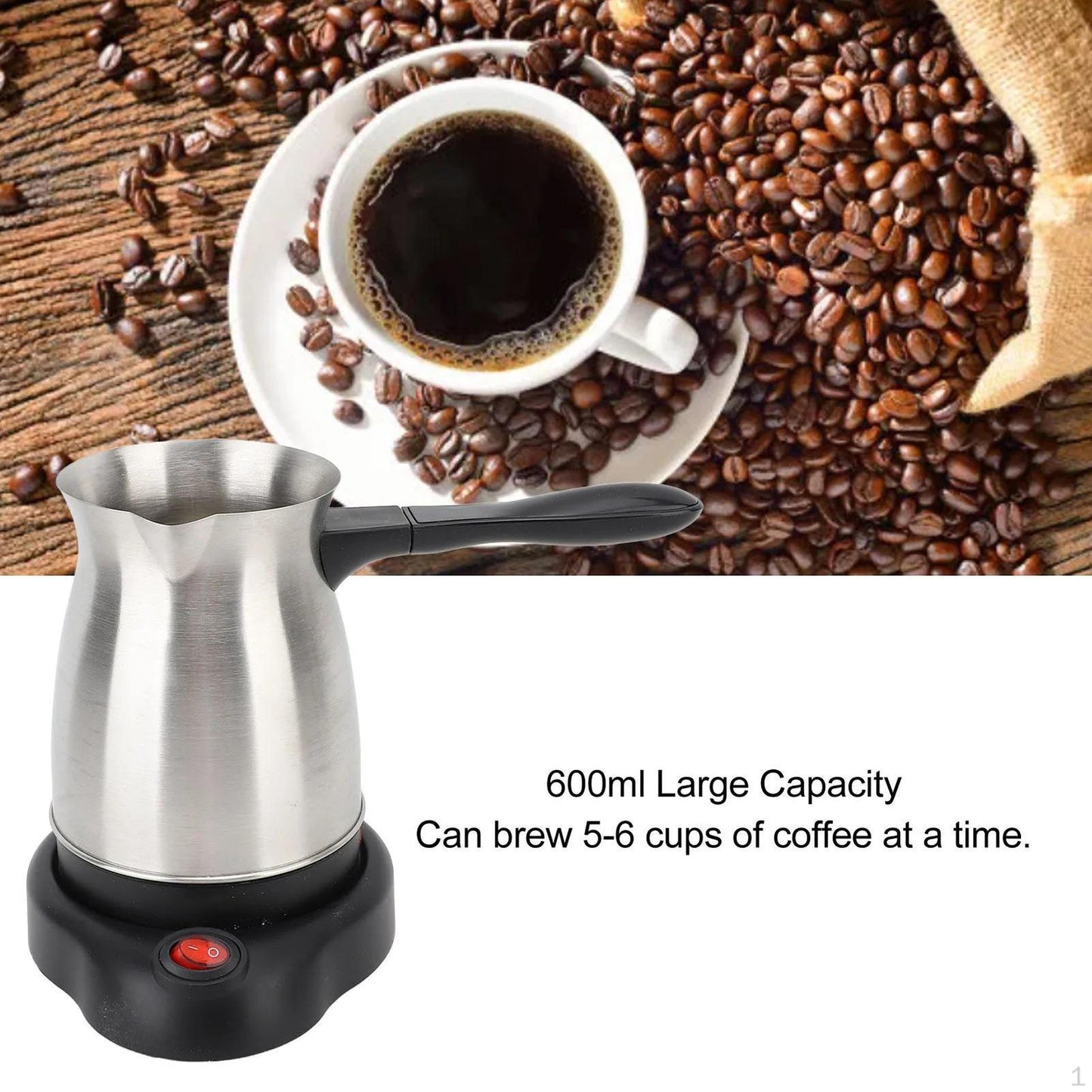 Stainless steel portable electric Turkish Coffee Maker